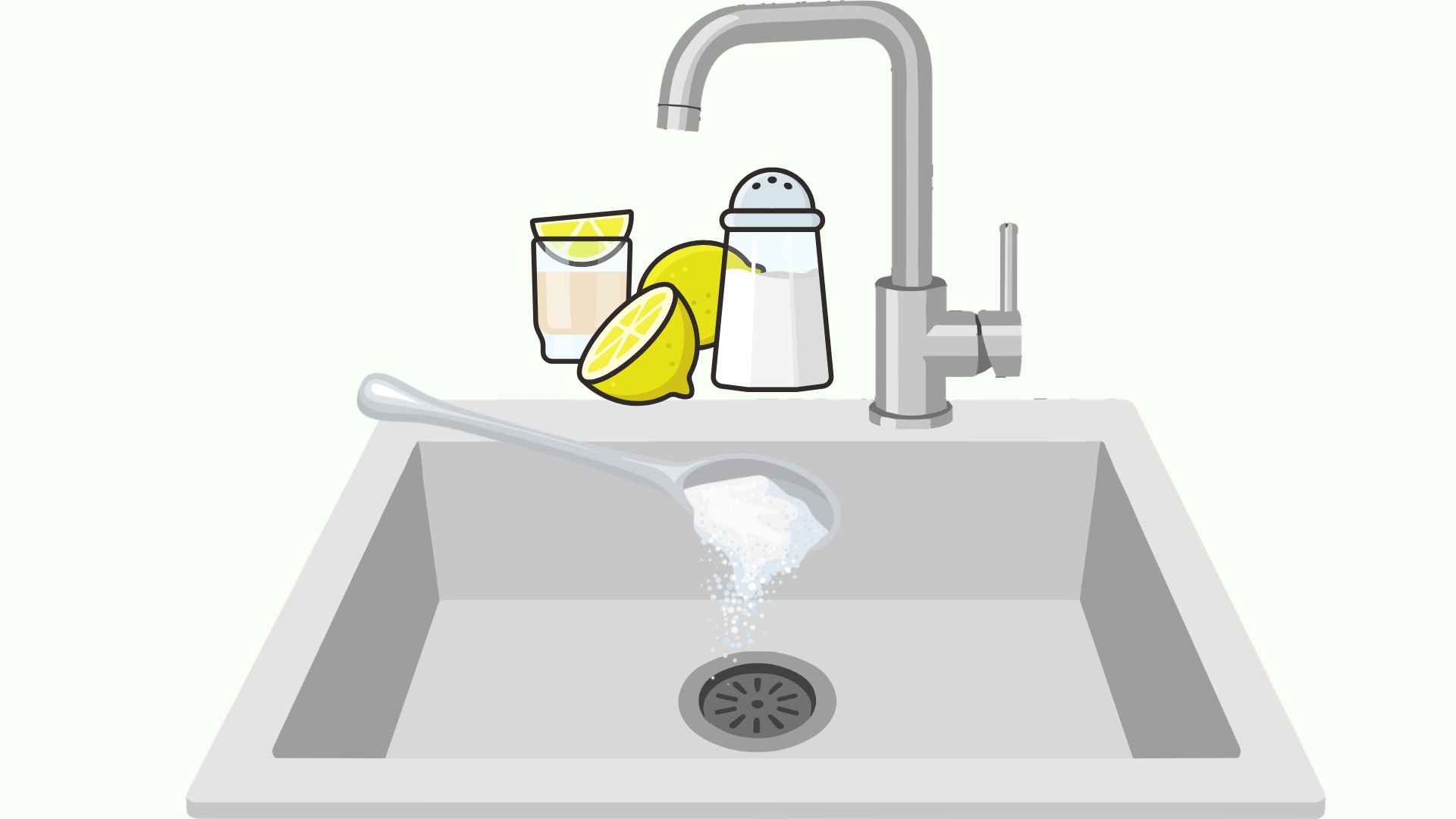 Tips to quickly remove kitchen sink odor, many houses have a completely fragrant kitchen after finishing. Graphic photo: Hoang Loc