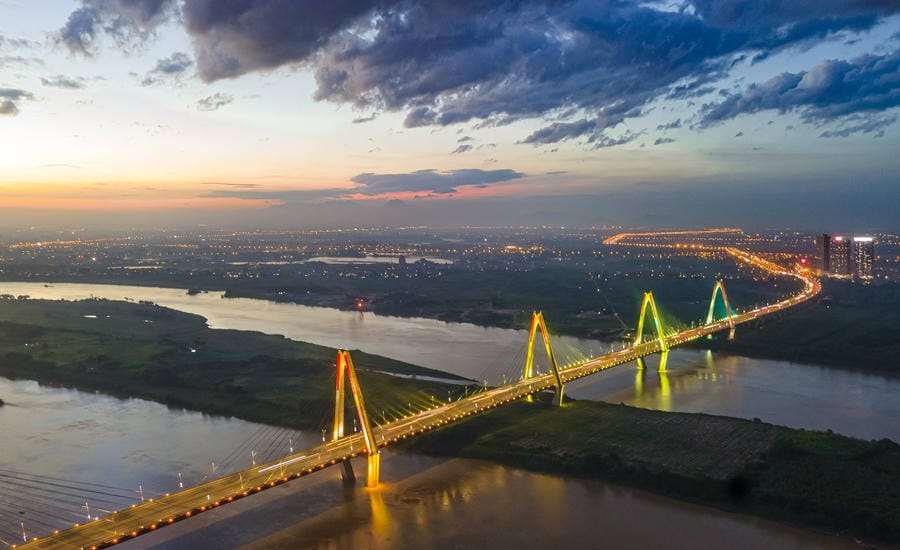 A corner of Hanoi seen from above. Photo: Hai Nguyen