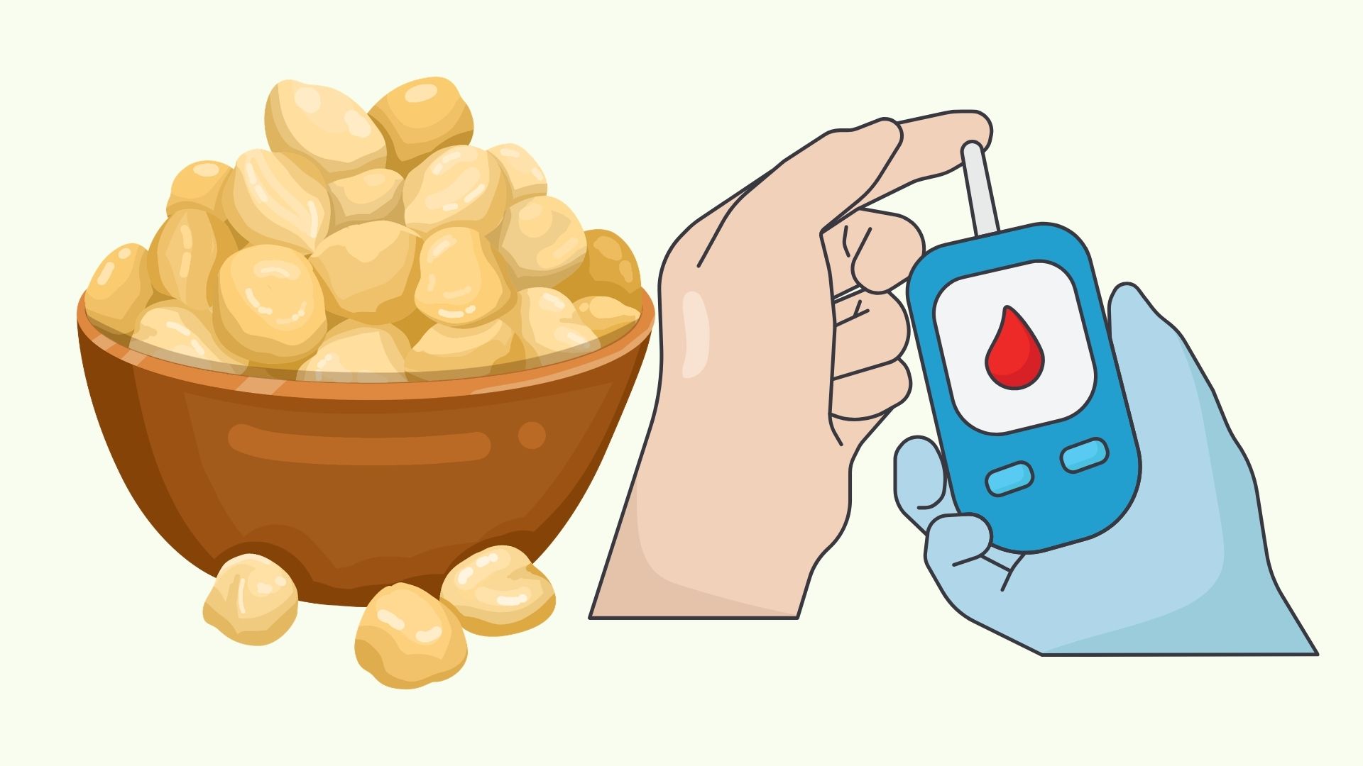 Familiar bean that helps stabilize blood sugar. Graphics: Linh Dan