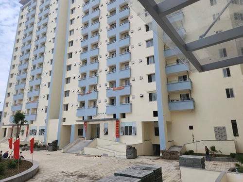 Mọi công việc đã sẵn sàng để đón người dân về nơi ở mới. Ảnh: Minh Hạnh