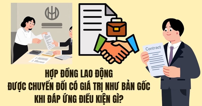 Tính pháp lý của việc chuyển đổi hợp đồng lao động