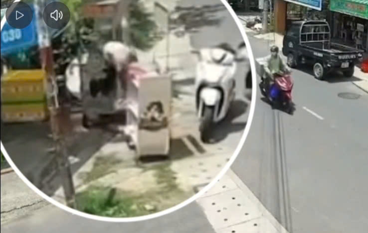 Girl's arm broken by sugarcane juice juicer spinning wheel. Photo: Reader provided
