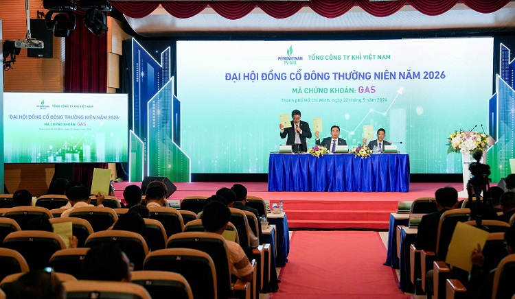 Đại hội đã thông qua tất cả các nội dung, tờ trình và bầu cử nhân sự mới trong HĐQT, Ban Kiểm soát với tỷ lệ nhất trí cao. Ảnh: PV GAS