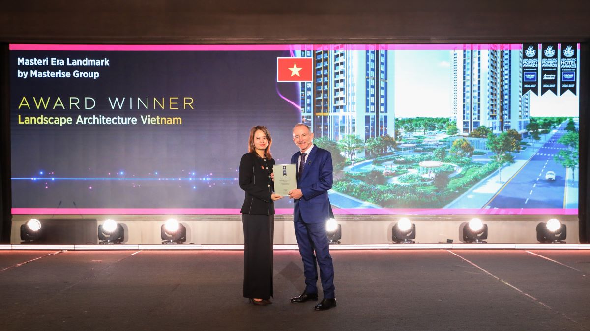 Hai dự án Lumière Orient Pearl và Masteri Era Landmark được vinh danh tại Asia Pacific Property Awards 2026. Ảnh: APPA