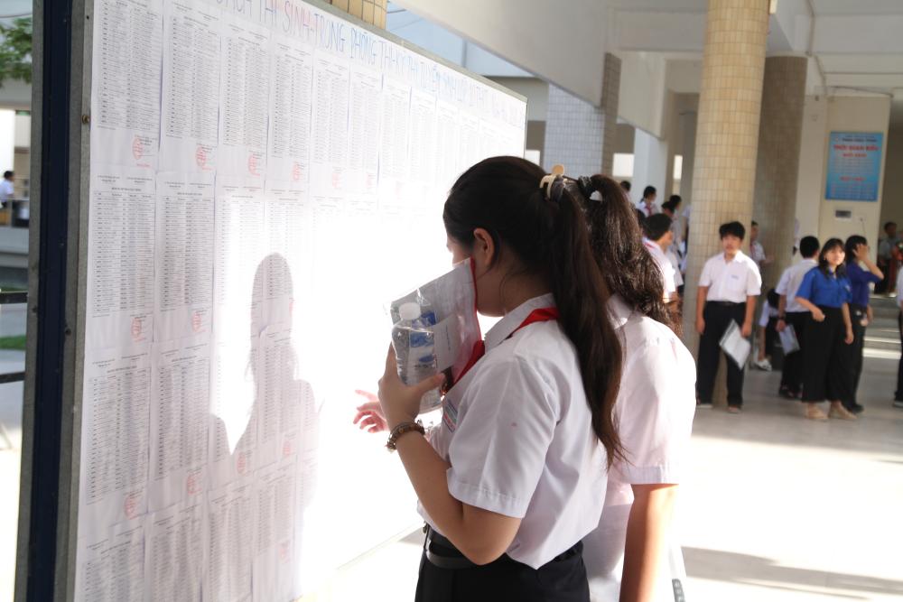 Candidates in Da Nang commented that the Literature exam was quite long. Photo: Thanh Huyen