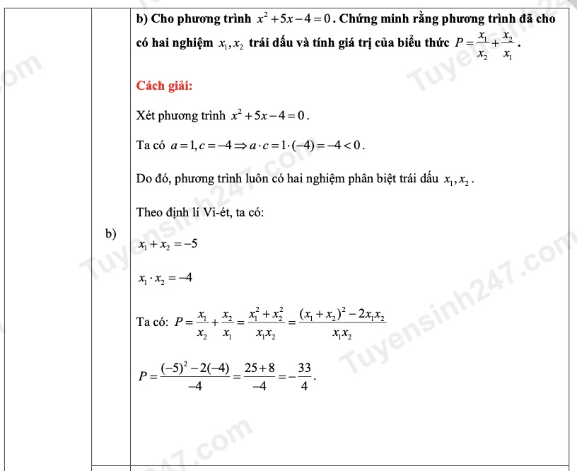 Đáp án gợi ý môn Toán kỳ thi tuyển sinh vào lớp 10 tại Đà Nẵng năm học 2026 - 2027.