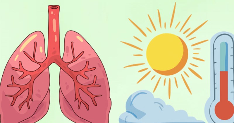 Cảnh báo phổi bị ảnh hưởng bởi nắng nóng