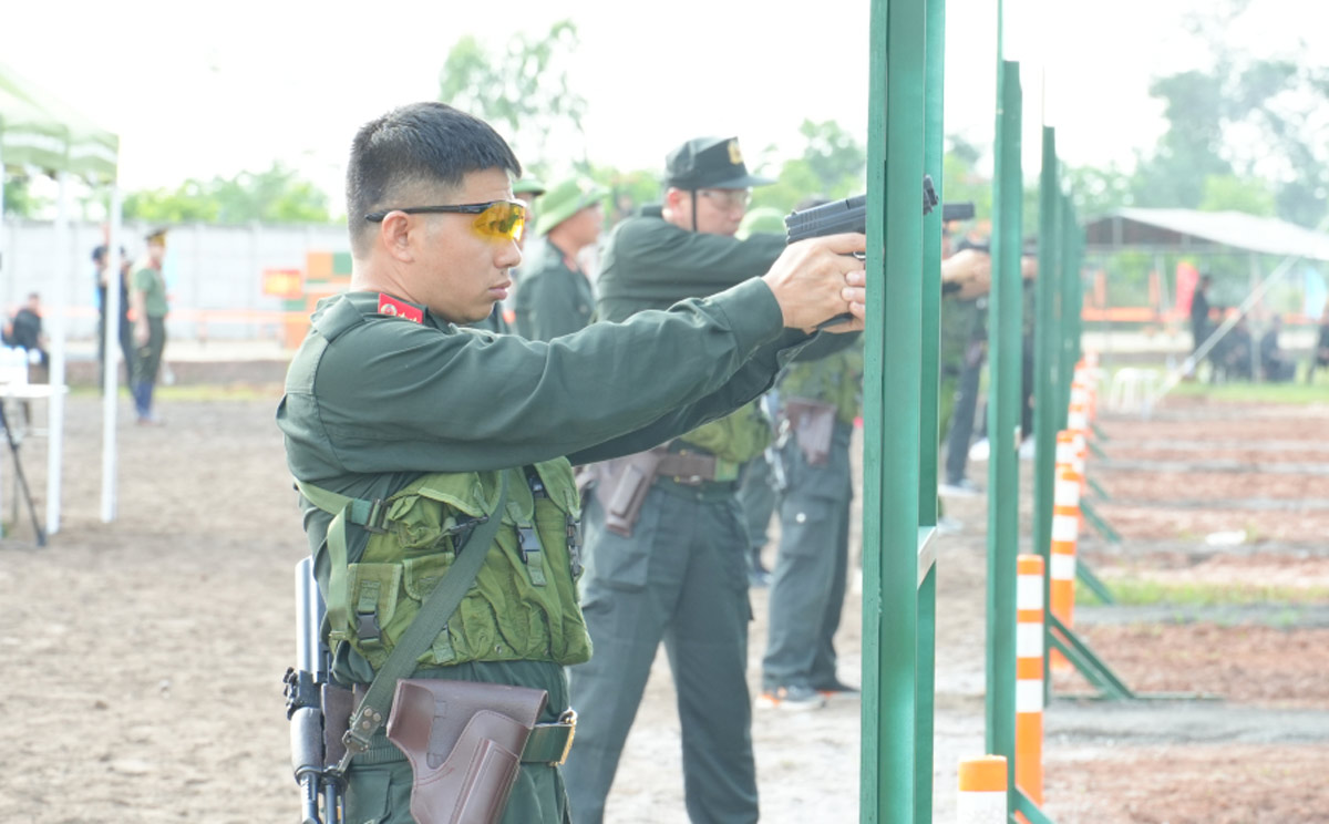 Shooting event of the 2026 People's Police Sports Festival kicks off in Quang Ninh. Photo: Cong TTDT Quang Ninh