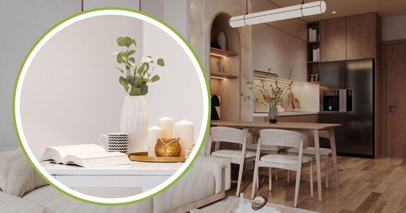 Cải thiện thẩm mỹ không gian sống bằng cách bài trí đơn giản