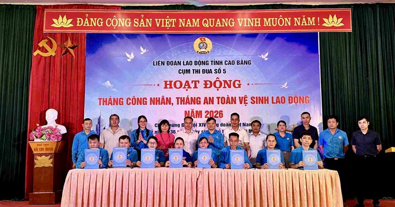Cao Bằng: Nhiều hoạt động thiết thực hưởng ứng Tháng Công nhân