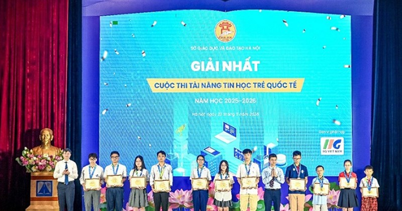 240 bài thi đạt điểm tuyệt đối tại Cuộc thi Tài năng Tin học trẻ quốc tế