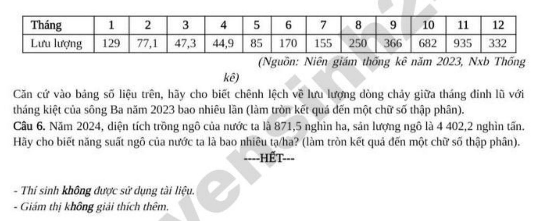 Đề thi thử tốt nghiệp THPT môn Địa 2026 - Cụm chuyên môn số 1 Sở GDĐT Lào Cai. Ảnh: Tuyensinh247