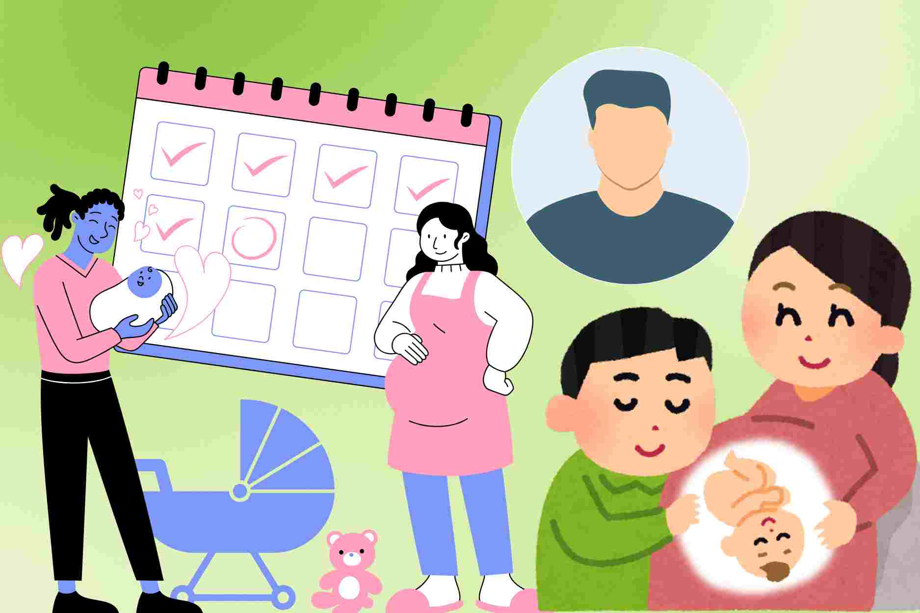 Wife is not eligible for maternity benefits, what rights does husband have?
