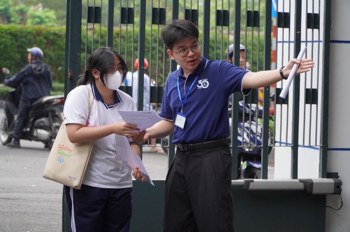 Thí sinh dự thi đánh giá năng lực đợt 2 tại TPHCM. Ảnh: Chân Phúc