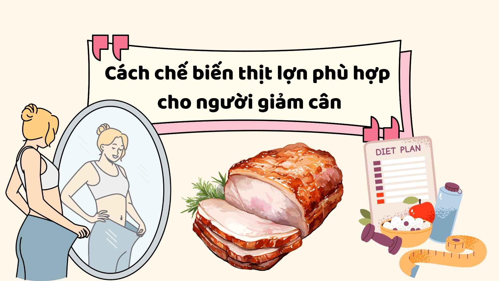 Cómo preparar carne de cerdo adecuada para personas que pierden peso