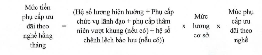 Cách tính phụ cấp ưu đãi theo nghề. Ảnh: Phạm Đông