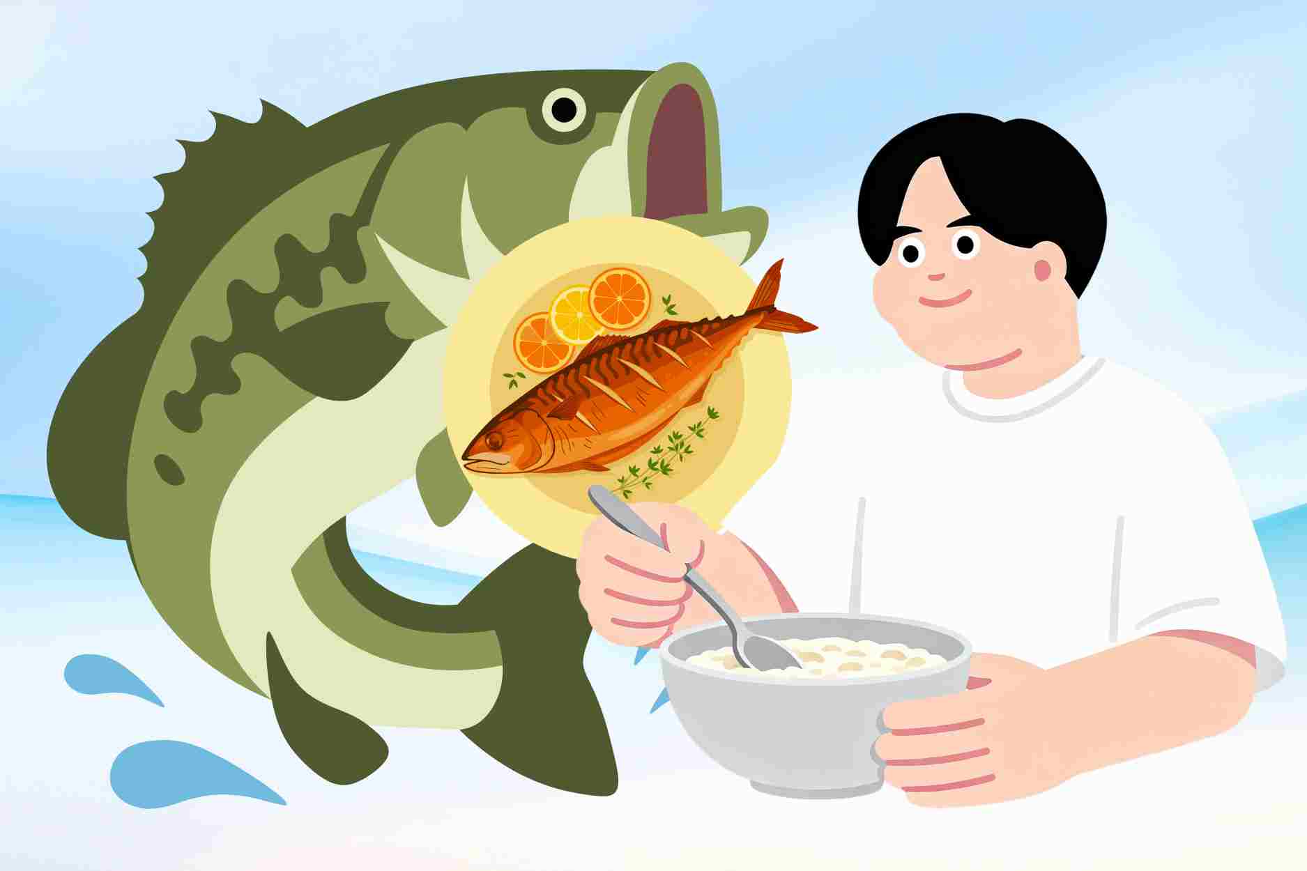 Freshwater fish help nourish newly ill people