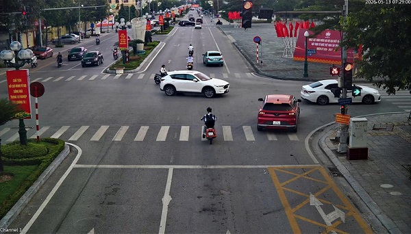Motorbike owner fined remotely in Bac Ninh. Photo: Bac Ninh Traffic Police