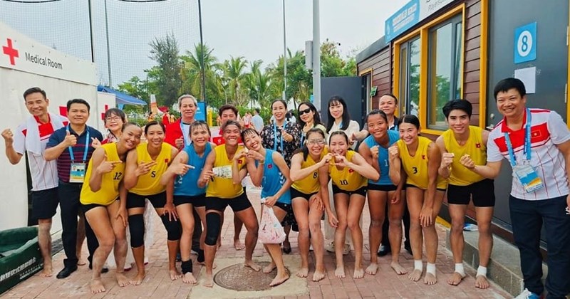Bóng ném bãi biển nữ Việt Nam tập huấn 16 VĐV cho World Championship 2026