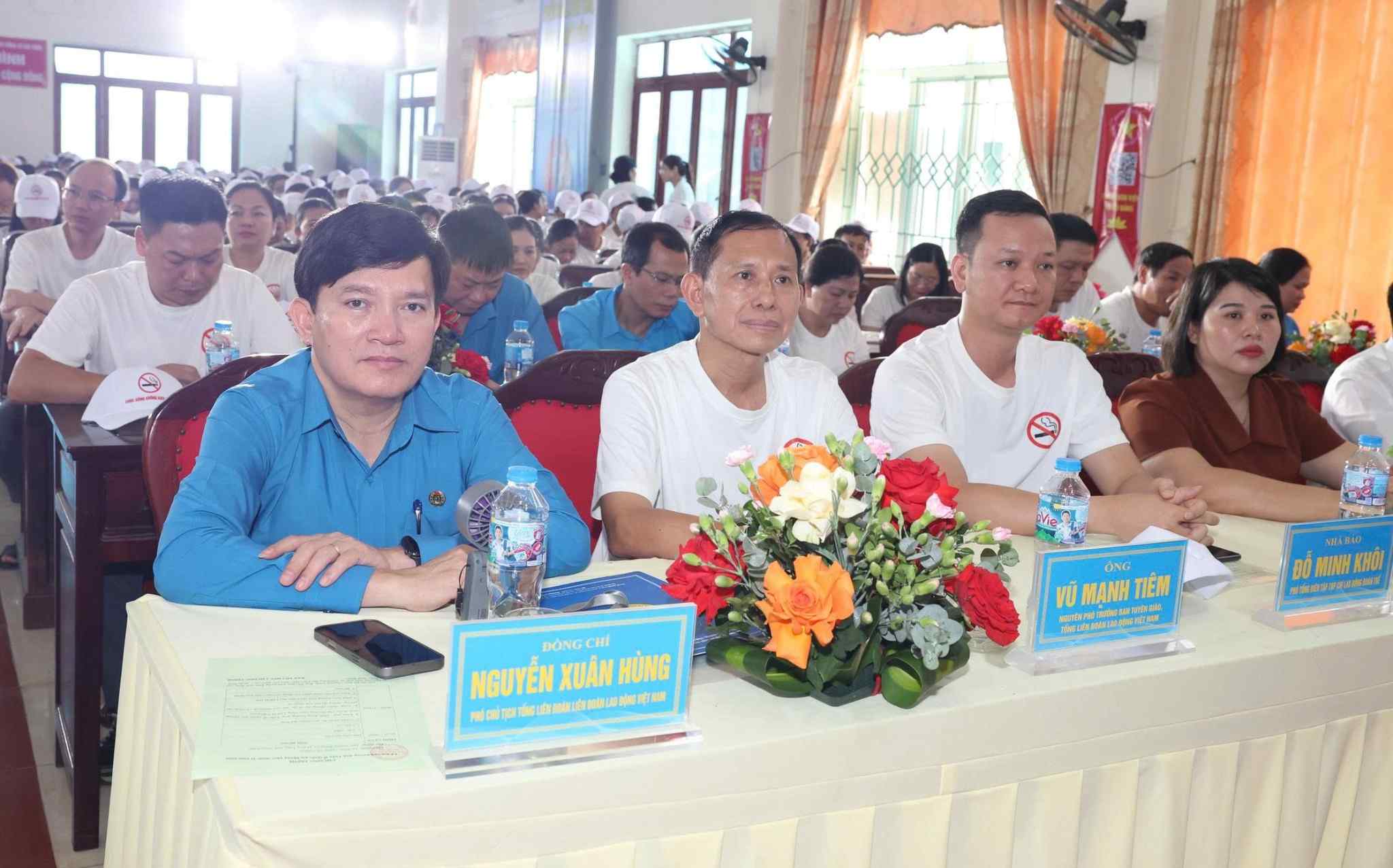 Delegates attending the Rally to respond to the National No Tobacco Week 2026. Photo: Nguyen Truong