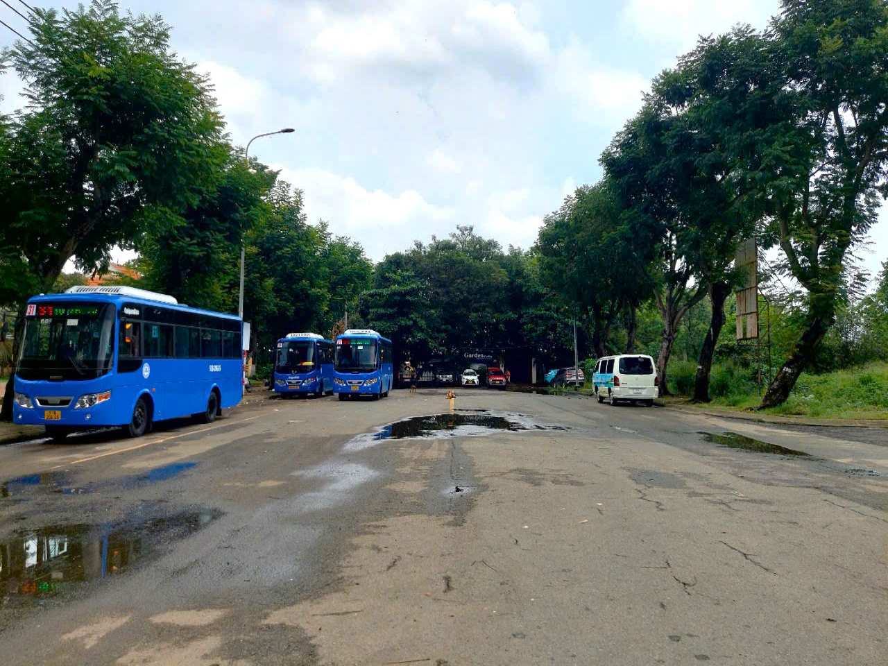 Khu vực cuối đường Đặng Thùy Trâm (phường Bình Lợi Trung) giáp sông Vàm Thuật.  Ảnh: Minh Quân