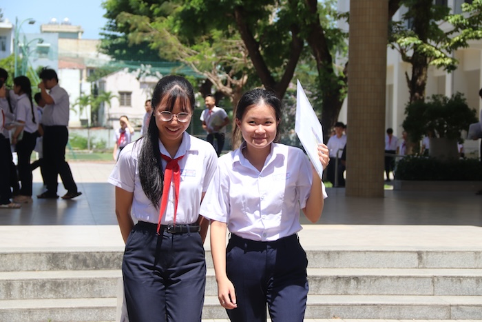 Candidates in Da Nang have officially completed the last exam of the 10th grade entrance exam. Photo: Nguyen Linh