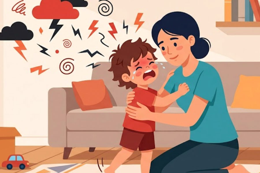 Anger in children affects learning, relationships and mental health. Graphics: Thien Nhan