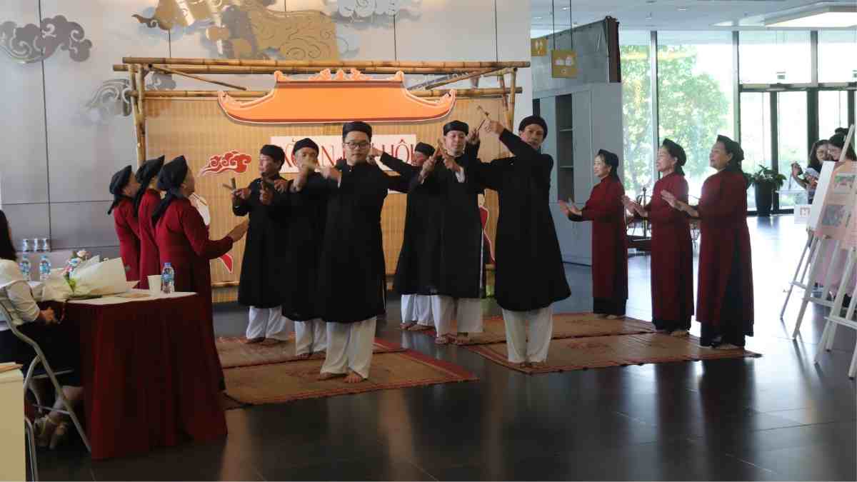 Sự kiện “Xoan mở hội” nằm trong khuôn khổ dự án “Thanh âm đất Tổ”, được triển khai từ ngày 7.4 đến 23.5.2026 được tổ chức tại Bảo tàng Hà Nội. Ảnh: NVCC