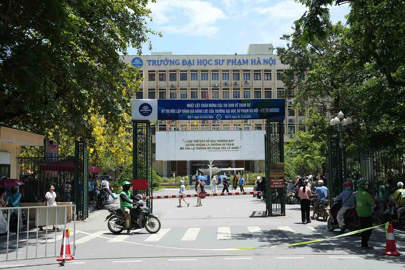 Trường Đại học Sư phạm Hà Nội. Ảnh: Sóng Hữu