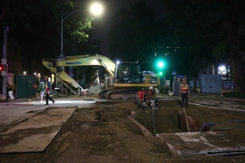Hanoi accelerates completion of a series of flood prevention projects before the rainy season. Photo: Minh Hanh