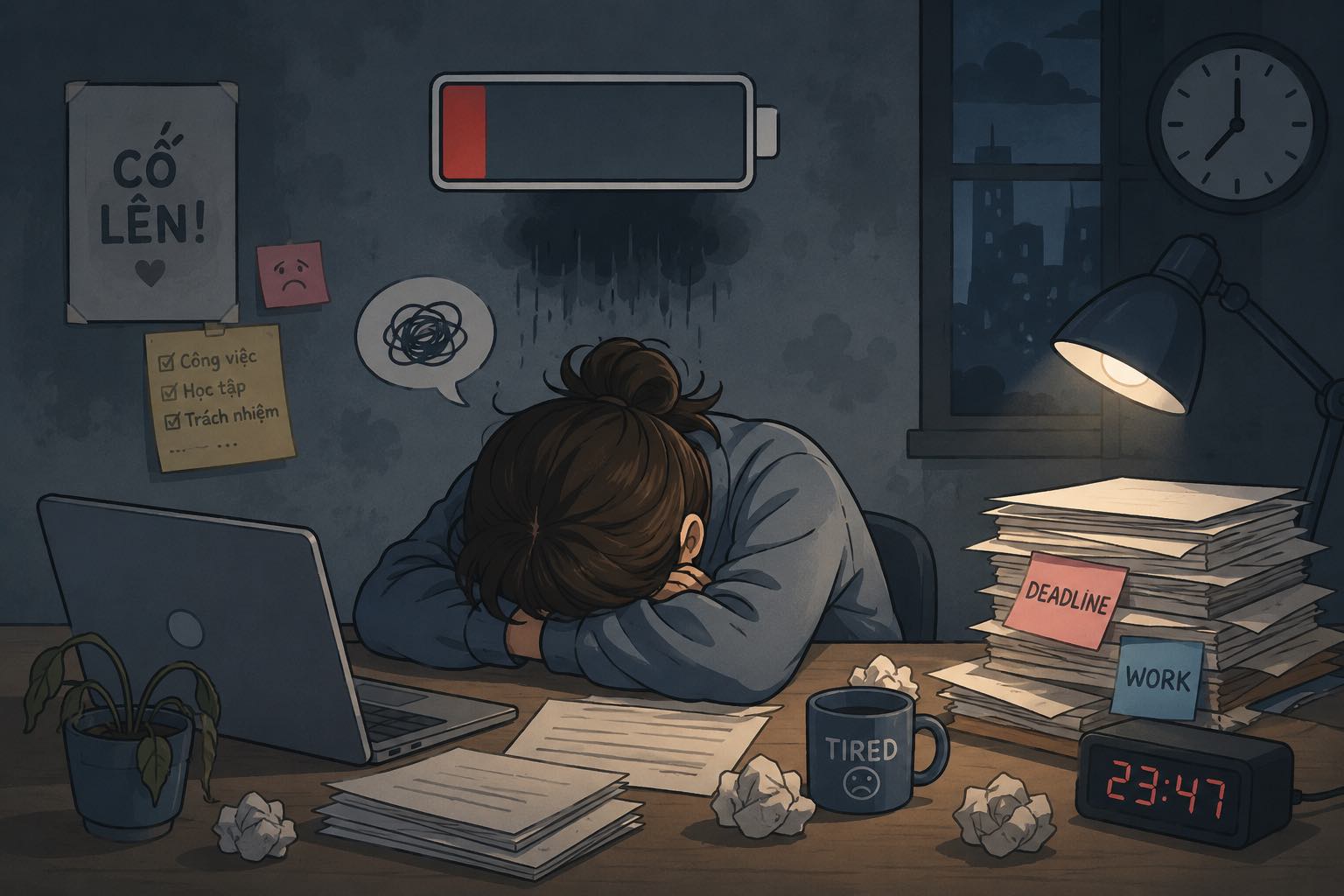 There are many causes of prolonged fatigue. Graphics: Vy Vy