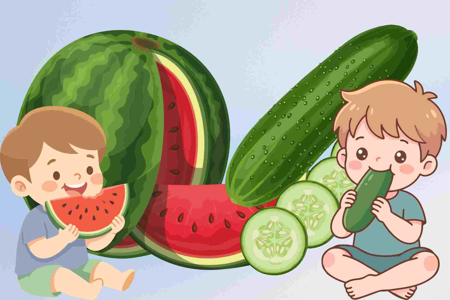 Should eat cucumbers or watermelons in the summer for good health