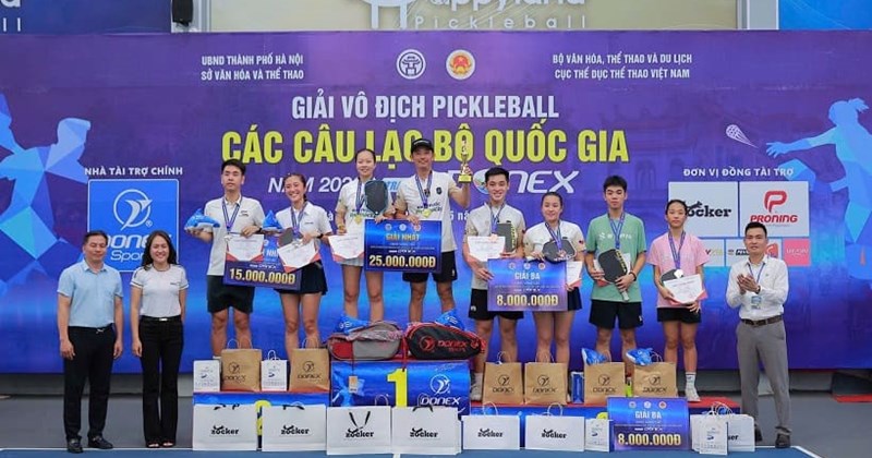 Gần 700 VĐV hoàn thành Giải Pickleball Câu lạc bộ Quốc gia 2026