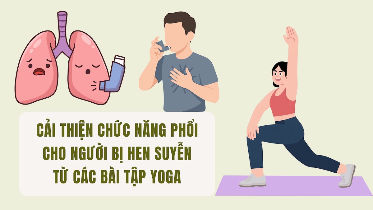 Improve lung function for asthma patients with yoga exercises