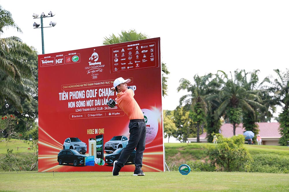 Hơn 250 golfer tranh tài tại Tiền Phong Golf Championship - Non sông một dải 2026 ở sân Long Thành Golf Club. Ảnh: BTC
