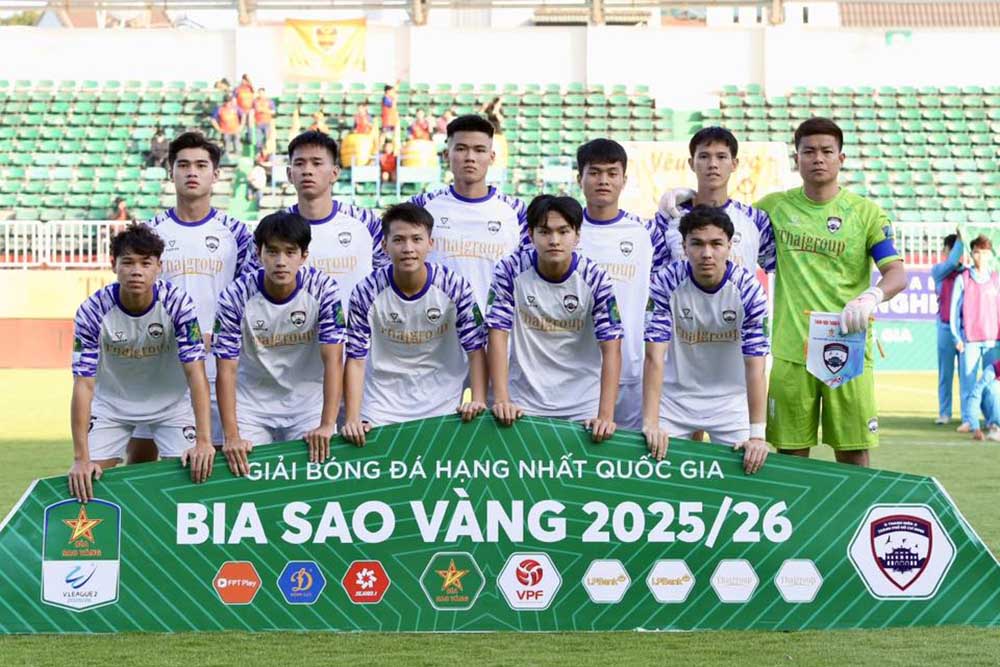 Ho Chi Minh City Youth Club officially relegated before the last two rounds of the National First Division League 2025-2026. Photo: Ho Chi Minh City Youth Club