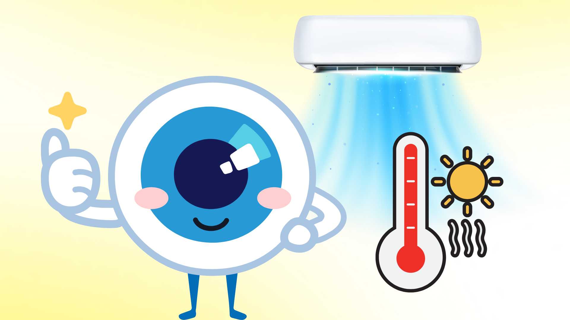 Tips to reduce dry eyes due to using a lot of air conditioning in hot weather