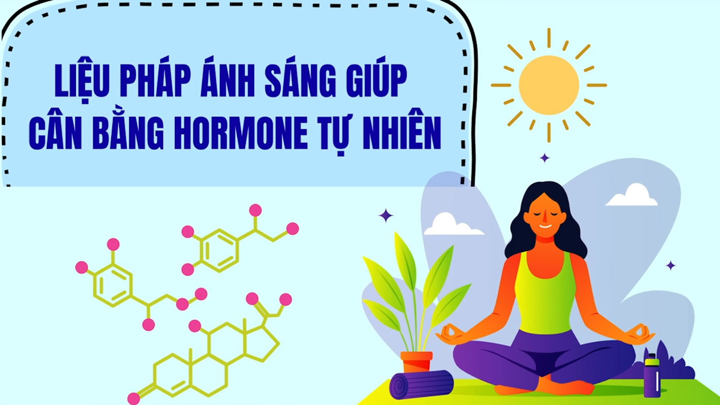 Light therapy helps balance natural hormones
