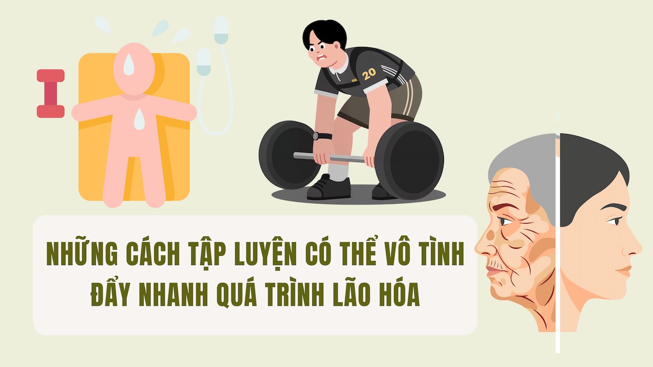 Exercise methods that can inadvertently accelerate the aging process