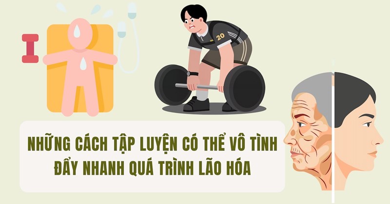 Bài tập có thể vô tình đẩy nhanh quá trình lão hóa