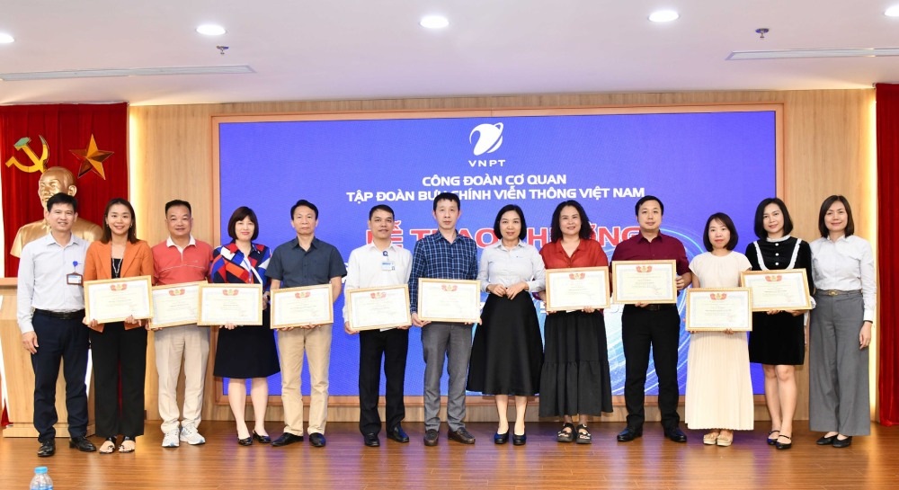 Over the past time, the work of launching emulation, innovation and commendation movements has been effectively implemented by the VNPT Trade Union. Photo: VNPT Trade Union