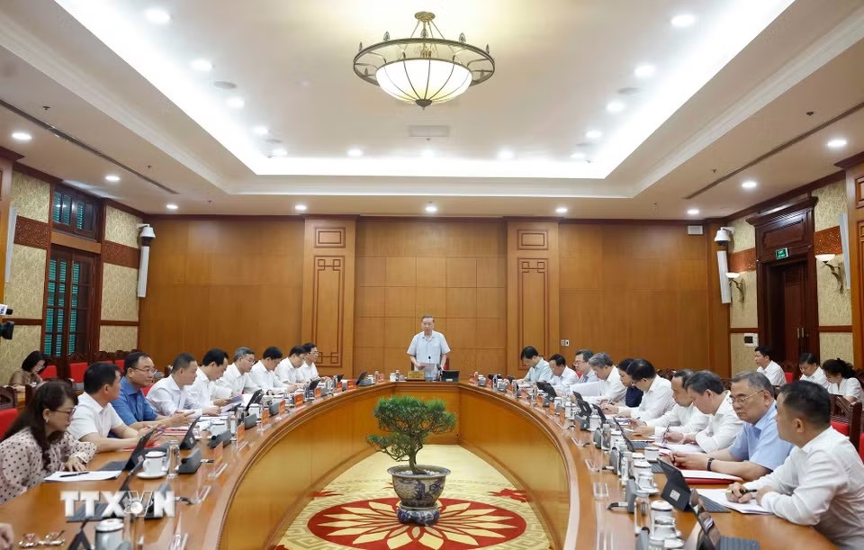 Toàn cảnh buổi làm việc. Ảnh: TTXVN