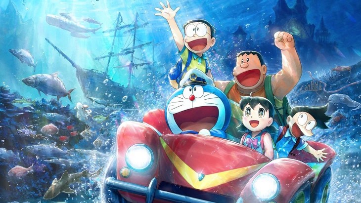 Movie "Doraemon: Nobita and the Castle at the Bottom of the Sea". Photo: CGV.