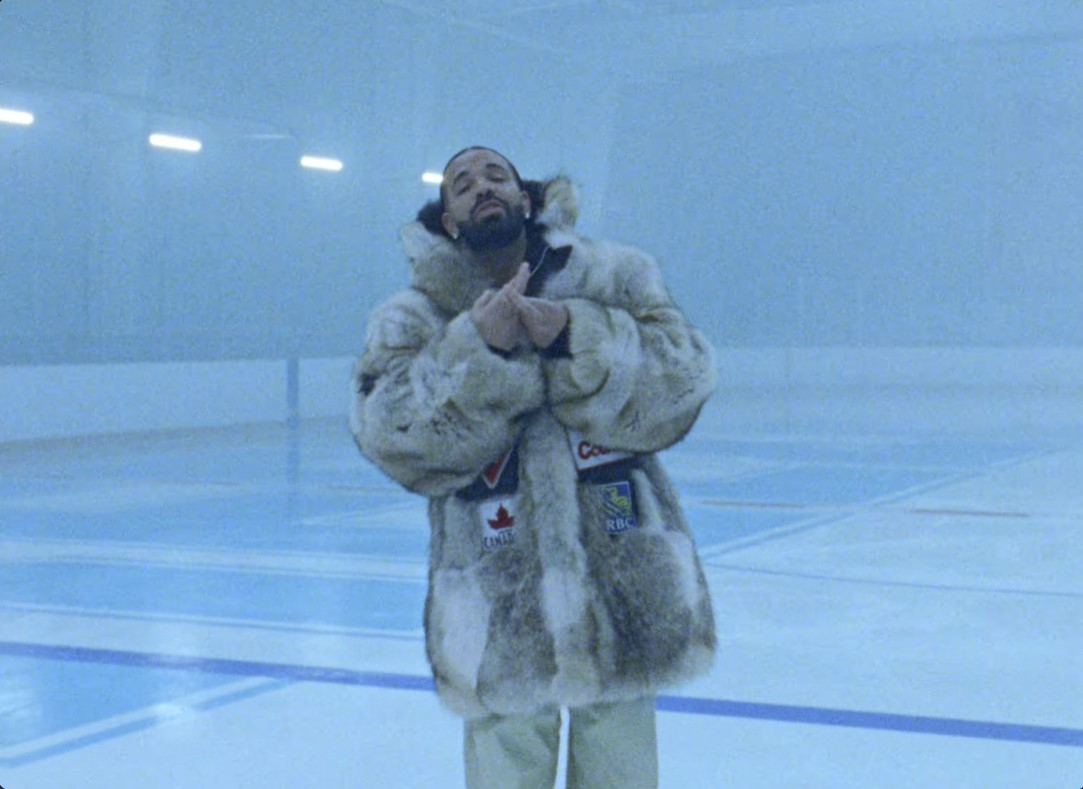 Drake in the MV "Slap The City". Photo cut from video