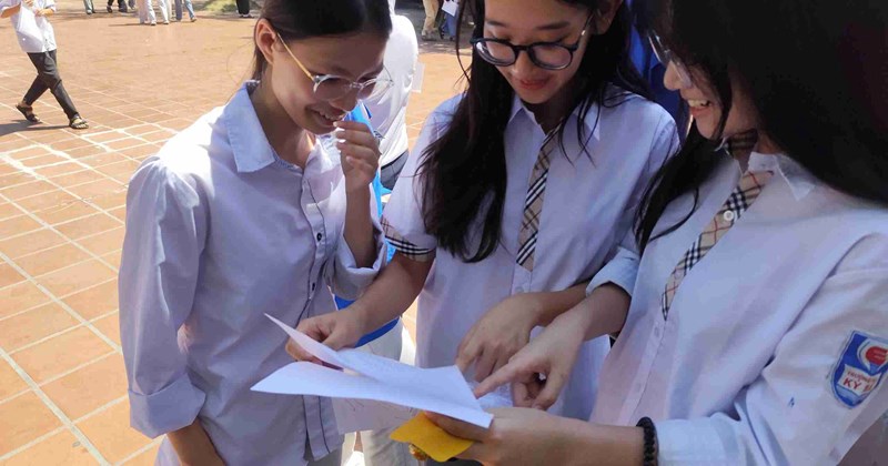 Thí sinh Hưng Yên phấn khởi sau môn Văn, kỳ vọng kết quả tốt
