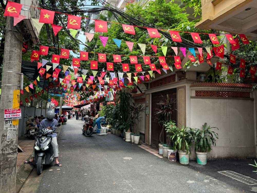 sắp xếp thôn, tổ dân phố khi chưa bảo đảm tiêu chí. Ảnh: Phạm Đông