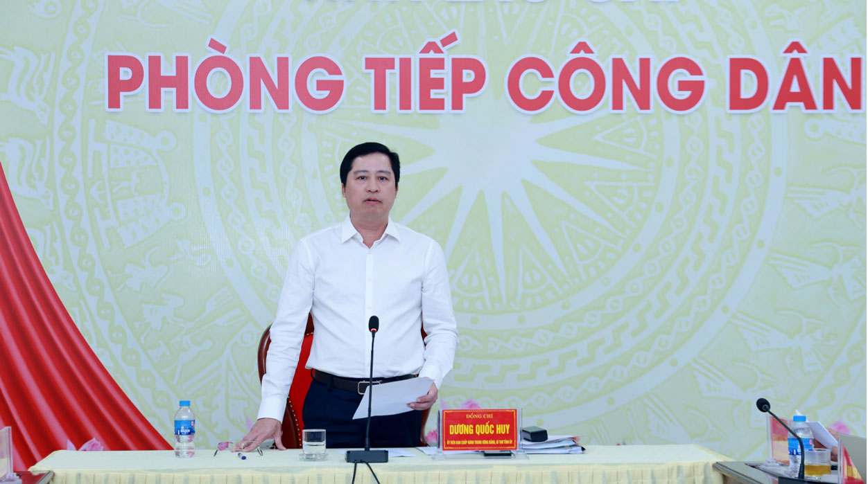 Ông Dương Quốc Huy - Bí thư Tỉnh ủy Lào Cai