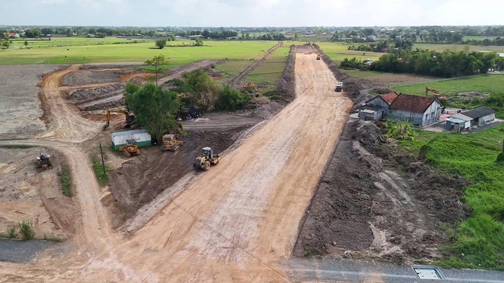 Tay Ninh has started construction of Hoa Khanh resettlement area to serve site clearance for the Ho Chi Minh City Ring Road 4 project. Photo: Tay Ninh e-Portal
