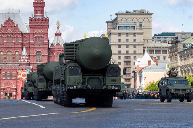 Nga sử dụng tên lửa Oreshnik để tấn công các mục tiêu của Ukraina trong cuộc tấn công mới nhất. Ảnh: Bộ Quốc phòng Nga