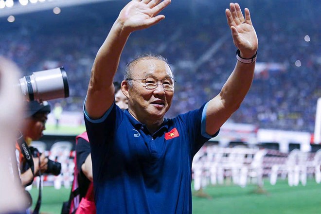 Coach Park Hang-seo has great ambitions when leading the Kanchanaburi Power FC club (Thailand). Photo: Thanh Vu